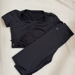 Kandi Kouture Black Matching Cinch Set - Child L